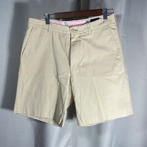 Lilly Pulitzer Everglades Shorts in Tan and Pink